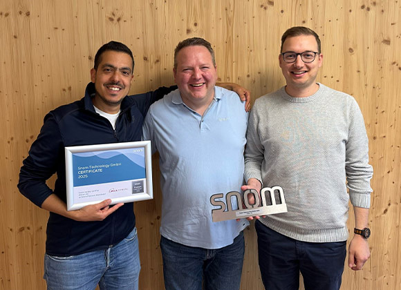 2025 – Snom Distribution Awards: Platinum für Alltron